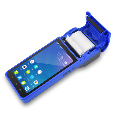 ブルートゥースの支払手持ち型POS機械プリンター3Gが付いている人間の特徴をもつPosターミナル