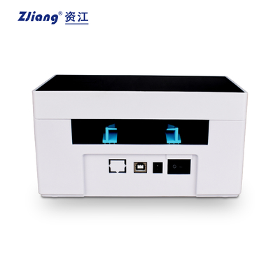 携帯用上昇温暖気流4インチのラベル プリンター白い色ESC POS ZJ-9220