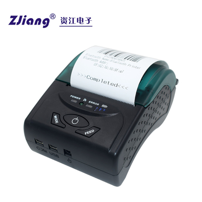 USBおよびブルートゥースのZijiang FCCのポータブル58mmの無線携帯用プリンター